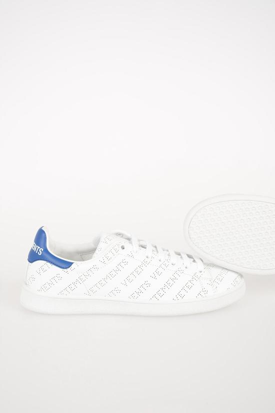  베트멍 뮬/슬리퍼 VTSMT3 PERFORATED SNEAKERS BLUE WHITE White - VETEMENTS