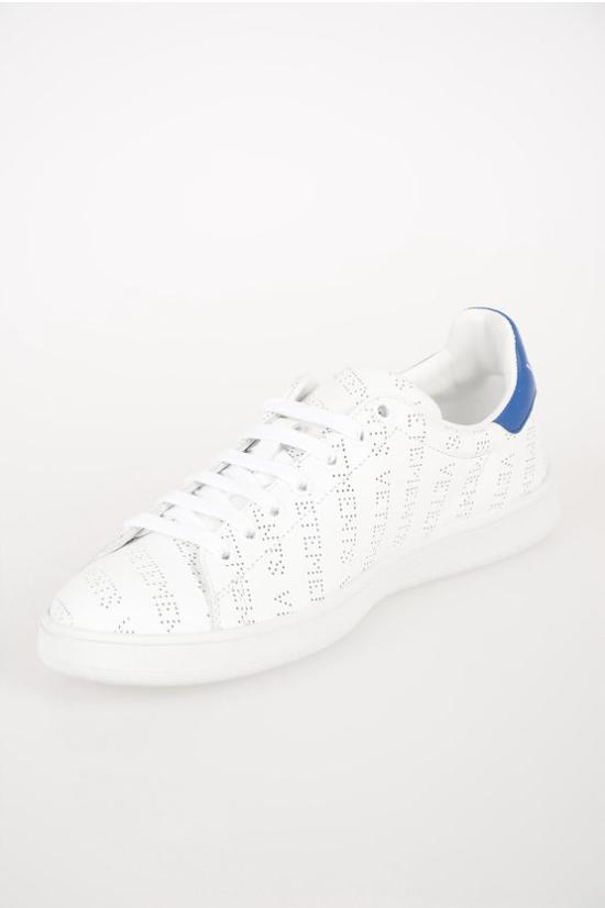  베트멍 뮬/슬리퍼 VTSMT3 PERFORATED SNEAKERS BLUE WHITE White - VETEMENTS