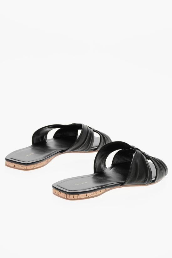  더로우 뮬/슬리퍼 F1500N60 BLKCR Black - THE ROW