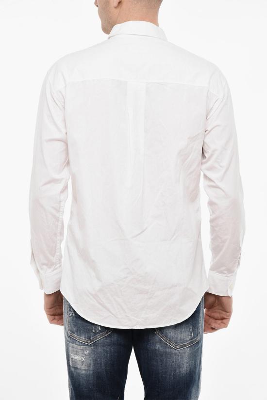  디스퀘어드2 긴팔 셔츠 S71DM0707 S36275 100 White - DSQUARED2