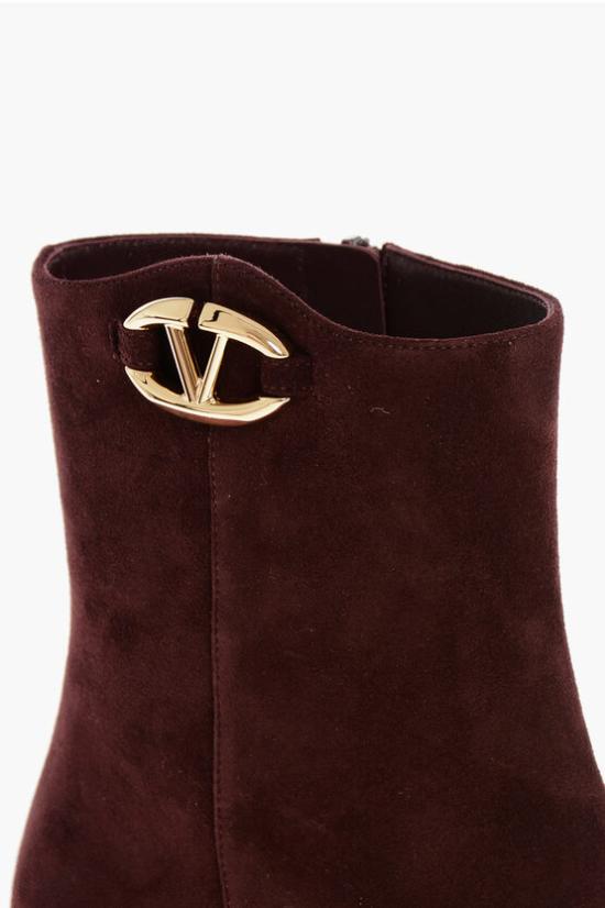  발렌티노 가라바니 부츠 5W2S0JX4EPRYV8 Burgundy - VALENTINO GARAVANI