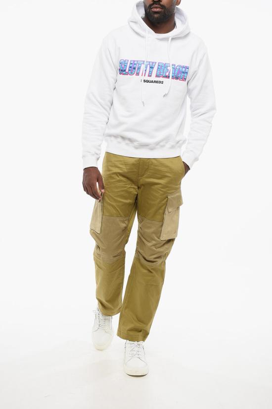  디스퀘어드2 후드 티셔츠 S71GU0661 S25551 100 White - DSQUARED2