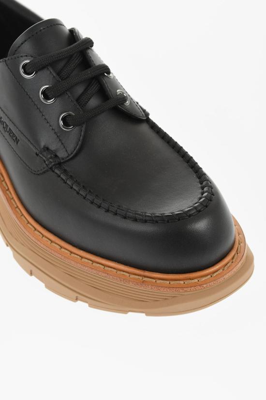  알렉산더 맥퀸 트레드 레이스업 슈즈 794494WIFR1 1056 Black - ALEXANDER MCQUEEN