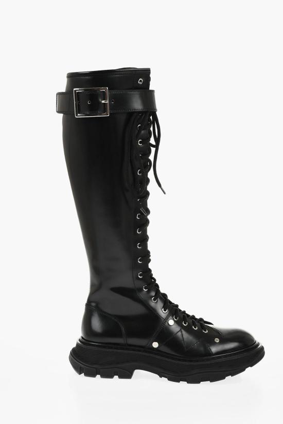  알렉산더 맥퀸 부츠 595466WHZ811081 Black - ALEXANDER MCQUEEN