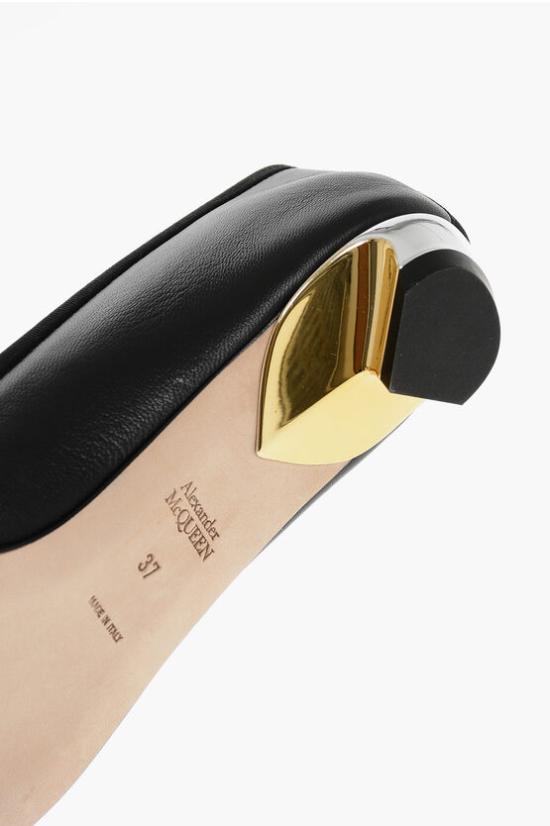  알렉산더 맥퀸 플랫 슈즈 797579WIG12 1399 Black - ALEXANDER MCQUEEN