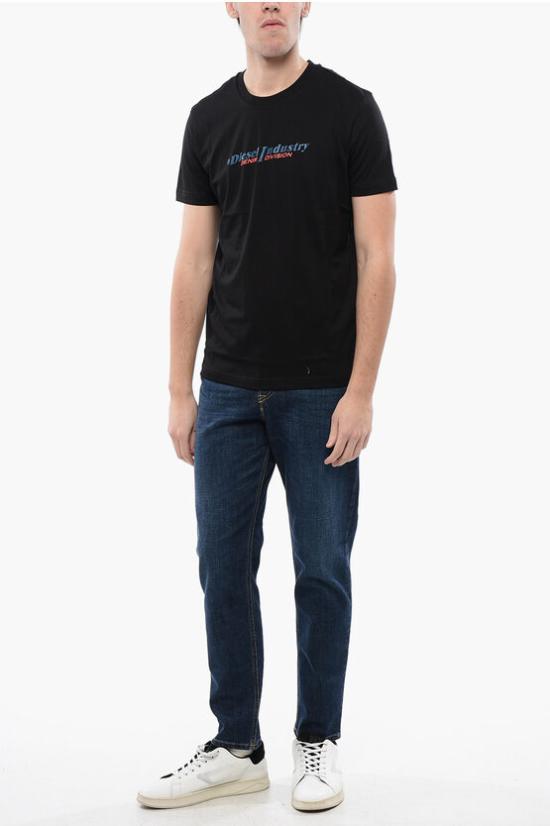  디젤 반팔 티셔츠 A12754 RPATI 900 Black - DIESEL