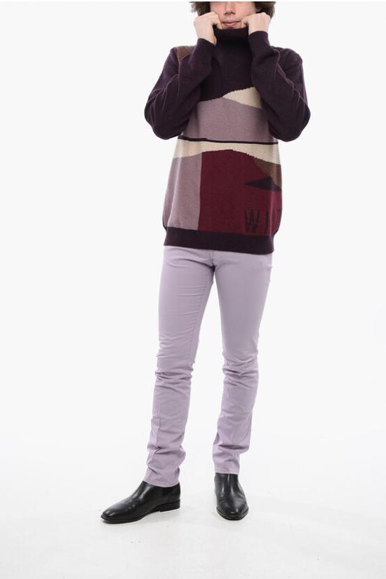  꼬르넬리아니 터틀넥 84M544 9825160 040 Burgundy - CORNELIANI