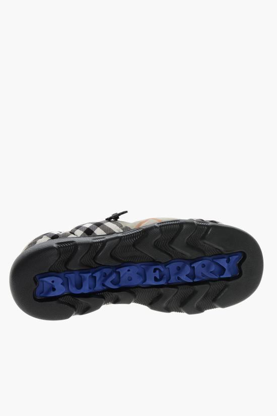  버버리 체크 필로우 뮬 8092649 C1200 Beige - BURBERRY