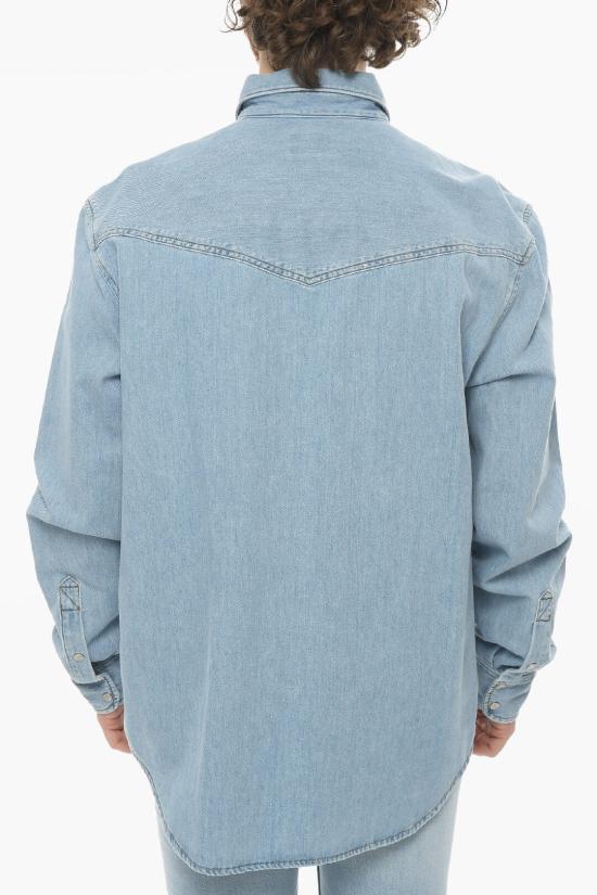  디젤 데님 셔츠 A03519 0ICVR 01 Light blue - DIESEL