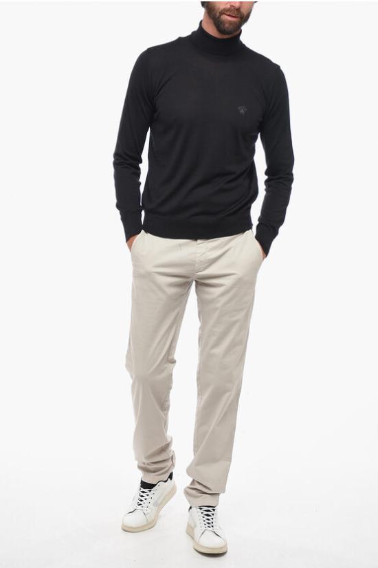  베르사체 터틀넥 1011344 1A07614 1B000 Black - VERSACE