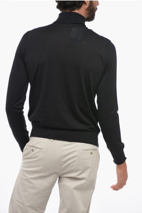  베르사체 터틀넥 1011344 1A07614 1B000 Black - VERSACE