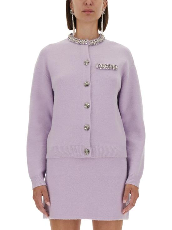 25FW 셀프 포트레이트 스웨터 PF25 085C L LILAC White