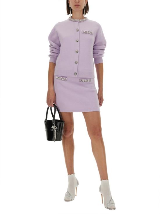 25FW 셀프 포트레이트 스웨터 PF25 085C L LILAC White - SELF PORTRAIT