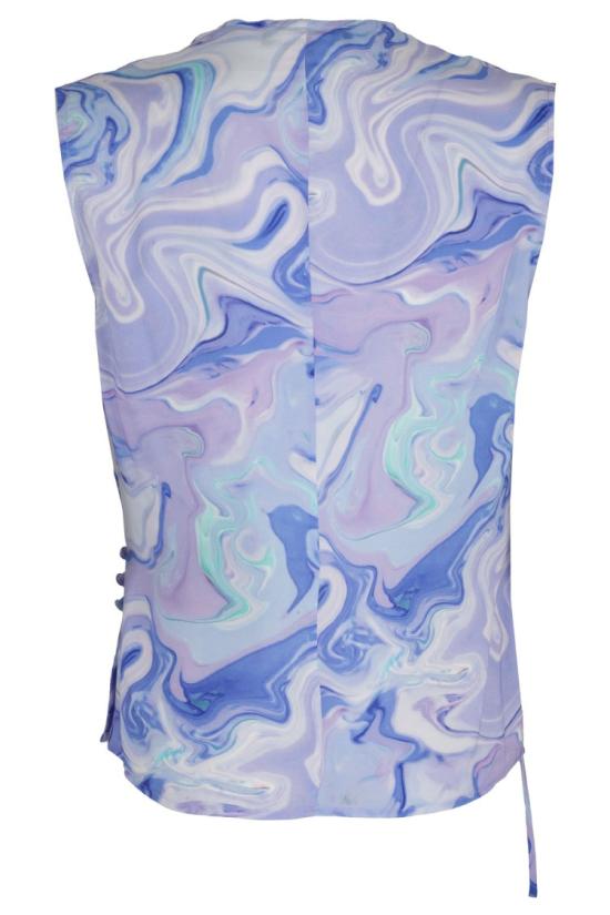  비씨비지막스아즈리아 민소매 티셔츠 SRT197VI11 092 Blue - BCBG MAX AZRIA