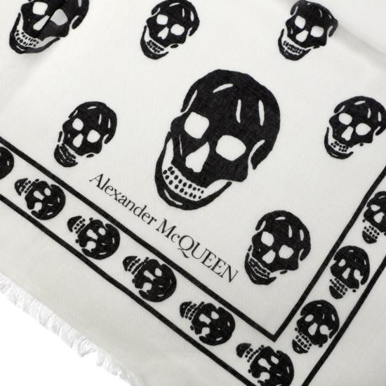  알렉산더 맥퀸 머플러/스카프 5577173943Q9260 White - ALEXANDER MCQUEEN