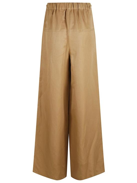 25SS 막스마라 스트레이트 팬츠 2511131112600 004 Brown - MAX MARA