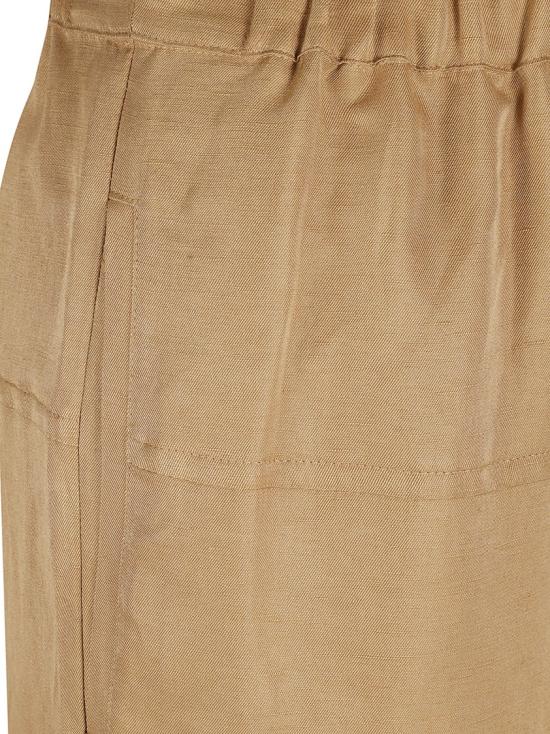 25SS 막스마라 스트레이트 팬츠 2511131112600 004 Brown - MAX MARA