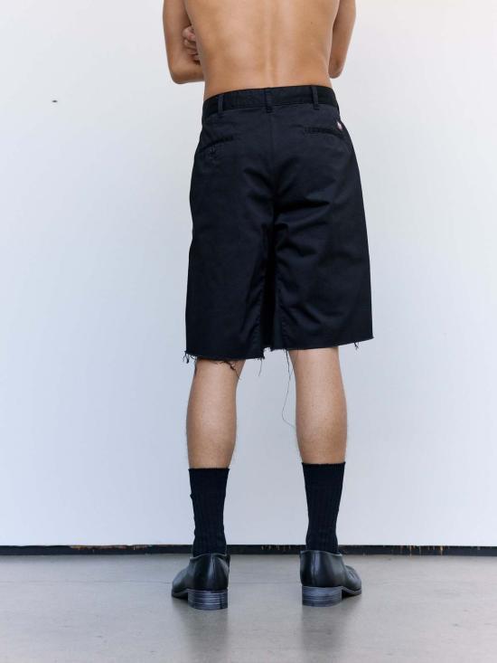  올드 파크 숏팬츠 블랙 배기 워크 반바지 - OLD PARK