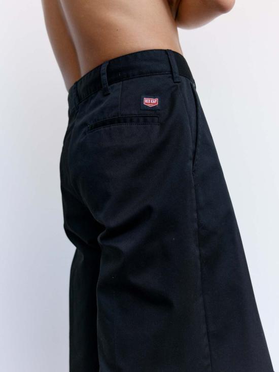  올드 파크 숏팬츠 블랙 배기 워크 반바지 - OLD PARK