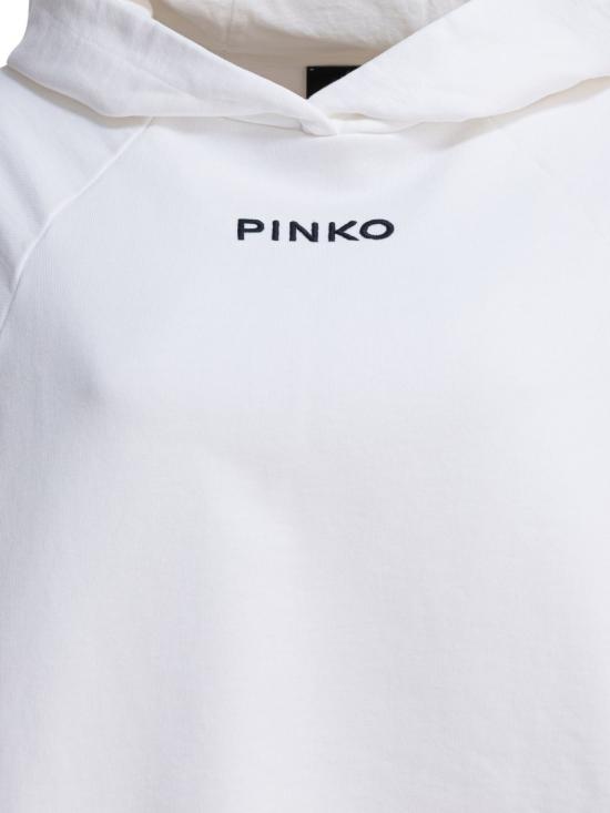 25FW 핑코 후드 티셔츠 105726 White - PINKO