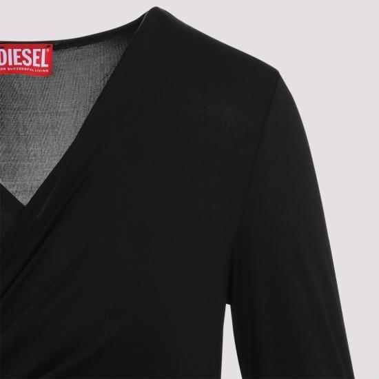 25SS 디젤 긴팔 티셔츠 A18920 0BLBC Black - DIESEL