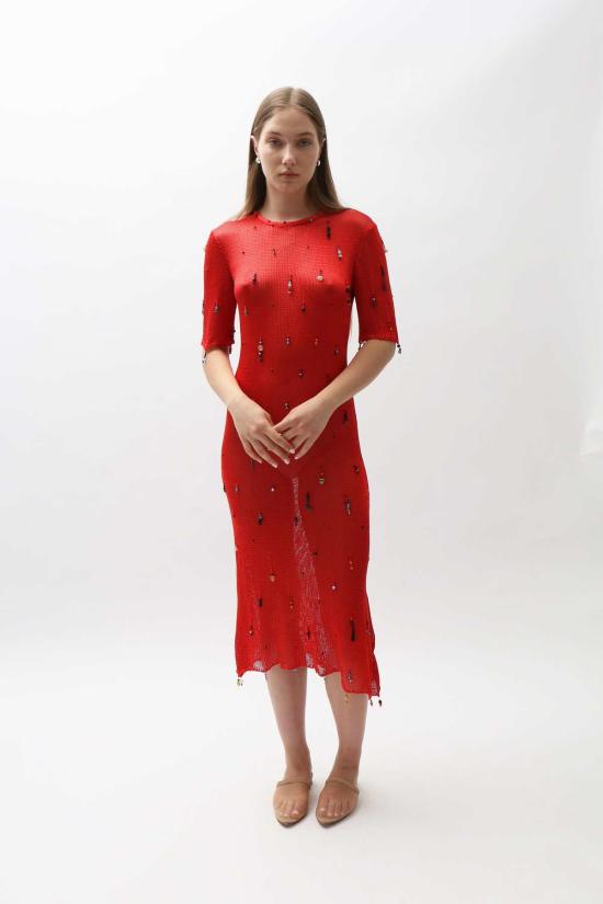  Lucille Thièvre 롱 원피스 루실 티에브르 핸드 니트 드레스 - LUCILLE THIEVRE