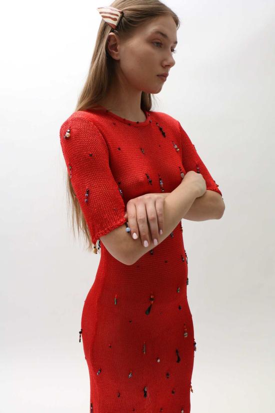  Lucille Thièvre 롱 원피스 루실 티에브르 핸드 니트 드레스 - LUCILLE THIEVRE