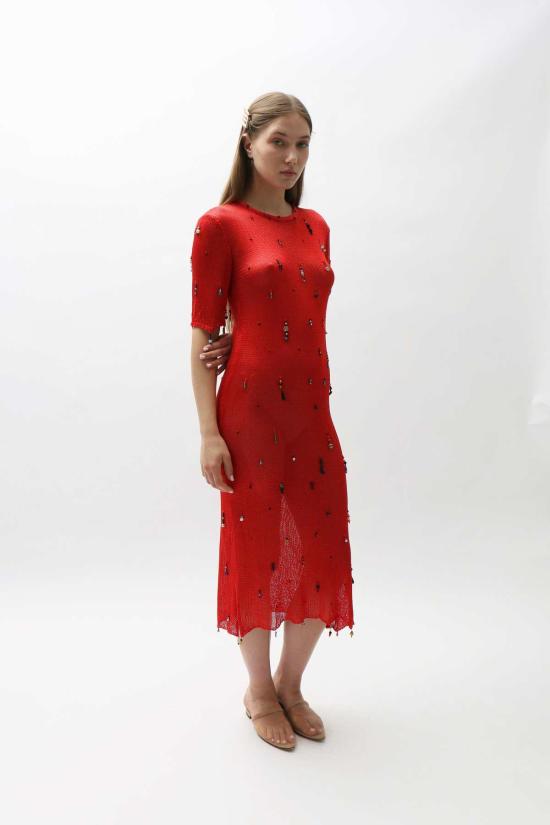  Lucille Thièvre 롱 원피스 루실 티에브르 핸드 니트 드레스