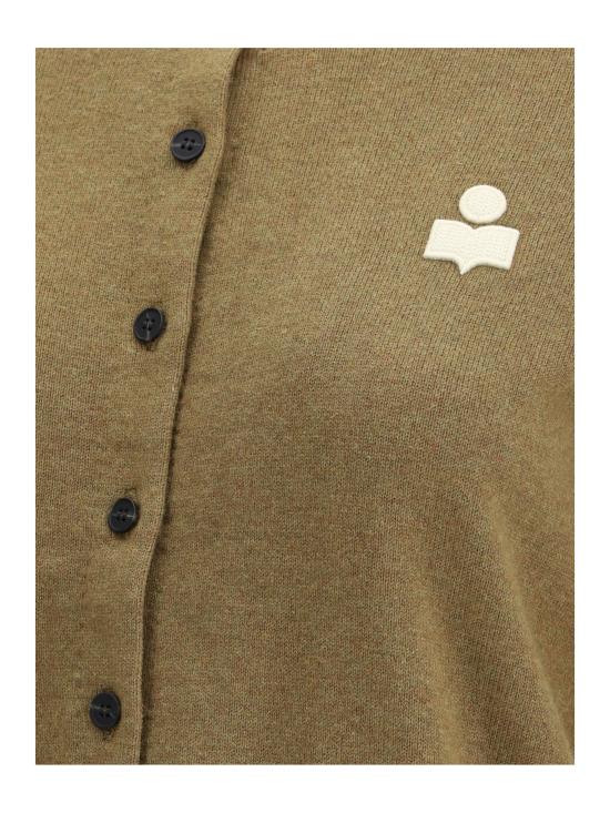 25FW 이자벨마랑에뚜왈 가디건 CA0115FAC1L17E 67KI KHAKI - ISABEL MARANT ETOILE
