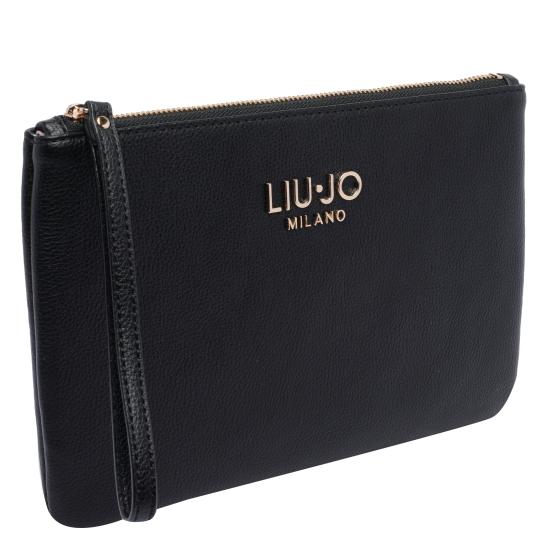 25FW 리우조 클러치/파우치 AF5225E0058 22222 Black - LIU JO