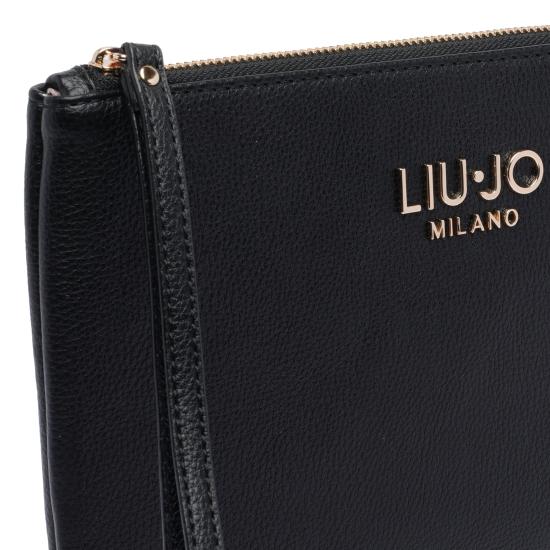25FW 리우조 클러치/파우치 AF5225E0058 22222 Black - LIU JO