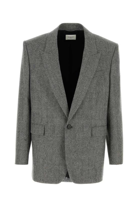 25FW 생로랑 수트 자켓 837196Y5H54 1095 NOIRCRAIE