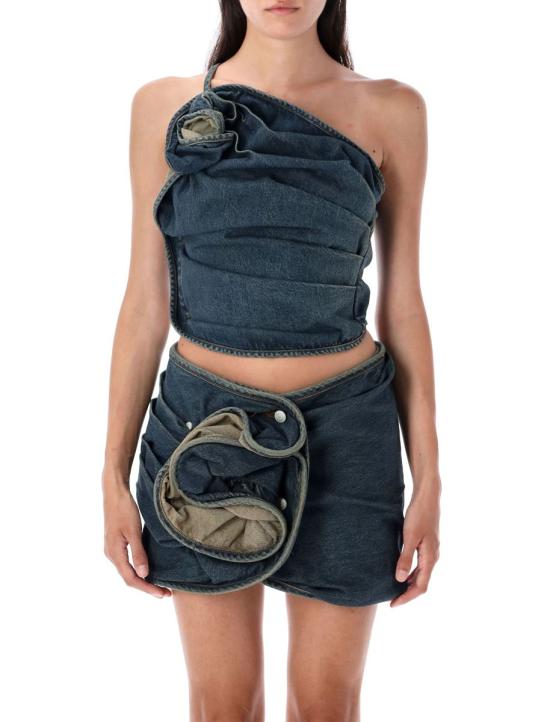 25FW 마그다뷰트림 민소매 티셔츠 25A303725 VNTG BLUE VINTAGE BLUE