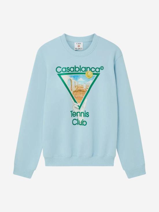 25SS 카사블랑카 스웨터 UMPS25JTP293 03Light Blue BLUE