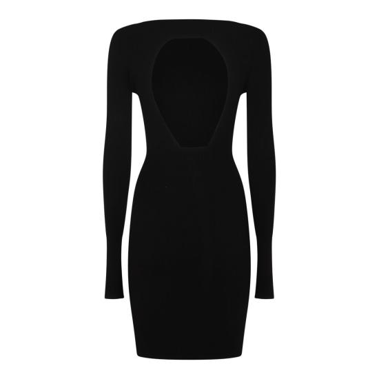 25SS 릭 오웬스 숏 원피스 RP02D3616RIBVI 09 Black