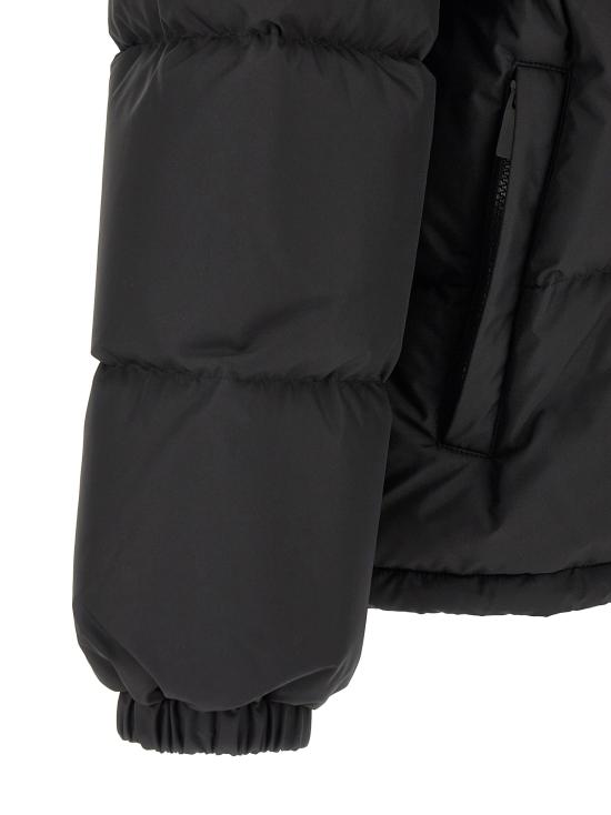 26FW 버버리 체크 테이프 스노우든 푸퍼 자켓 8110196BLACK Black - BURBERRY
