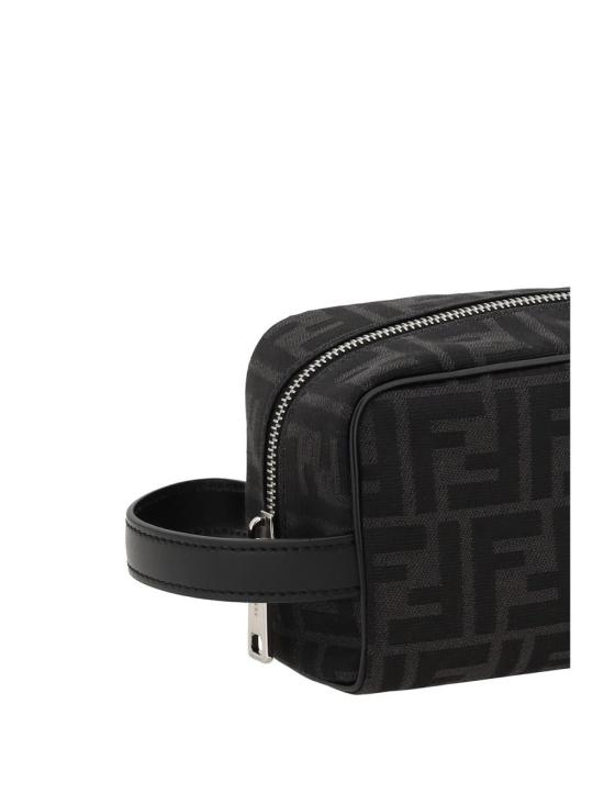 26FW 펜디 스몰 FF 자카드 토일레트리 케이스 7N0151 ALWK F0GXN DOM - FENDI