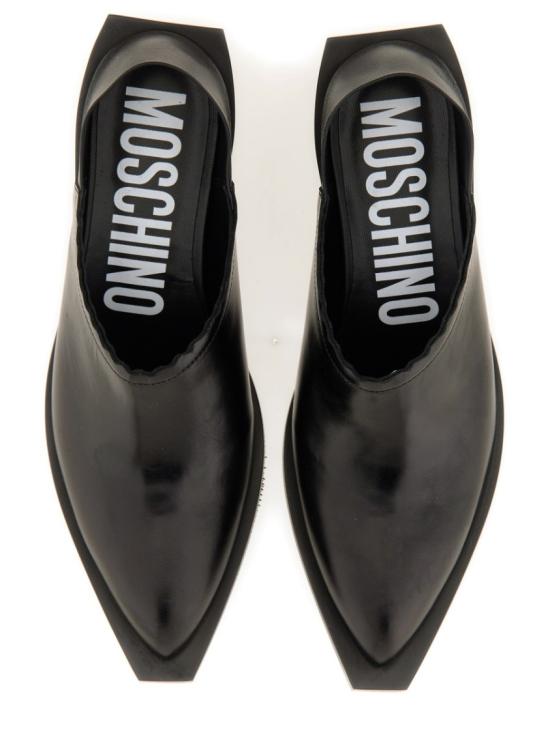  모스키노 플랫 슈즈 MA10514M0L MD5000 Black - MOSCHINO
