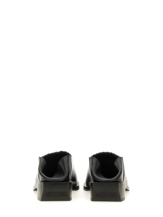  모스키노 플랫 슈즈 MA10514M0L MD5000 Black - MOSCHINO
