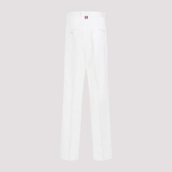  톰브라운 스트레이트 팬츠 MTR089U 03788 White - THOM BROWNE