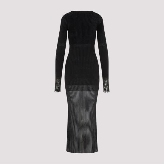 24FW 디 아티코 점프수트 247WCM178 KMIX4 Black - THE ATTICO