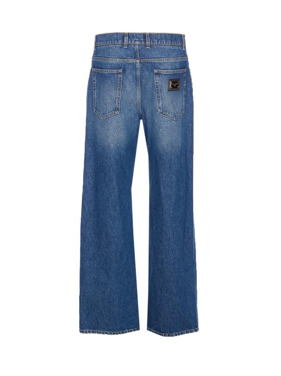 25FW 돌체앤가바나 스트레이트 레그 진 GP0Q8D G8NZ9S9001 Blue - DOLCE & GABBANA