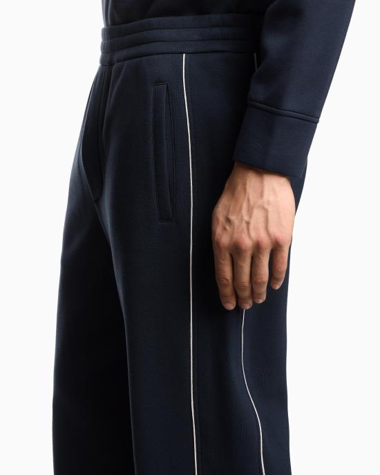 25FW 엠포리오 아르마니 스트레이트 팬츠 EM002886 AF17545 UB118 Blue - EMPORIO ARMANI