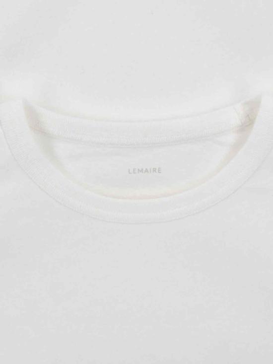 25SS 르메르 반팔 티셔츠 TO1382 LJ1010WH001 White - LEMAIRE