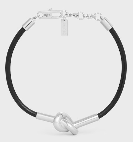 25FW 셀린느 브레이슬릿 461OR3BLM 38NS BLACKSILVER