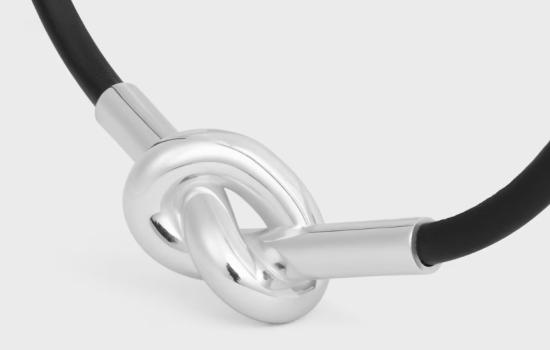 25FW 셀린느 브레이슬릿 461OR3BLM 38NS BLACKSILVER - CELINE