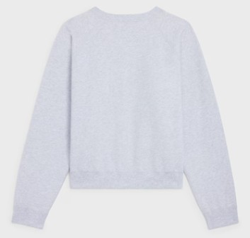 25FW 셀린느 긴팔 티셔츠 RY0GW670Q GCA7 PALEGREYMULTICO - CELINE