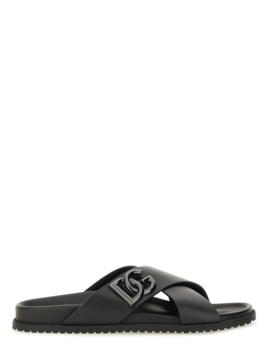 25FW 돌체앤가바나 뮬/슬리퍼 A80525 A9Q6780999 Black