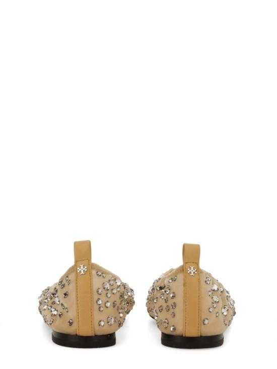  토리버치 크리스탈 발레 플랫슈즈 162066 960 Neutrals - TORY BURCH