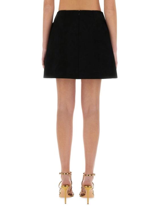  알렉산더 맥퀸 미디 스커트 824715 QJADK1000 Black - ALEXANDER MCQUEEN